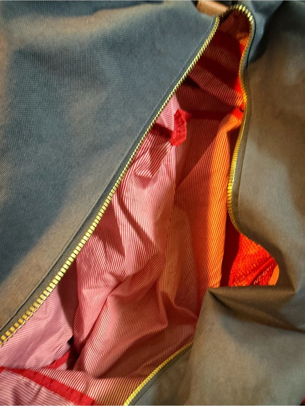 Herschel Camo Canvas Weekend Duffel - Green/Red